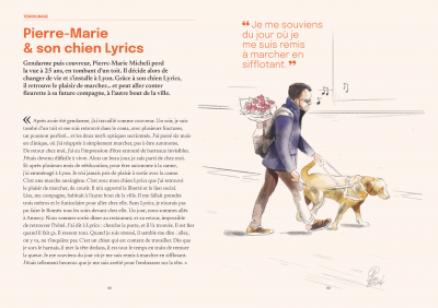 Extrait du livre Le chien guide, La prunelle de mes yeux, pages 88 et 89