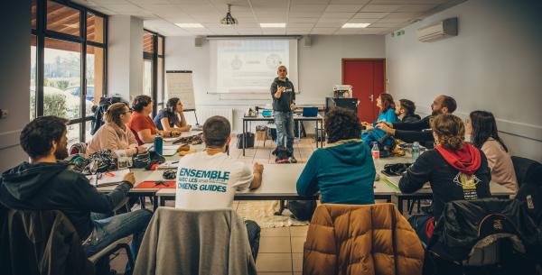 les élèves sont en cours 