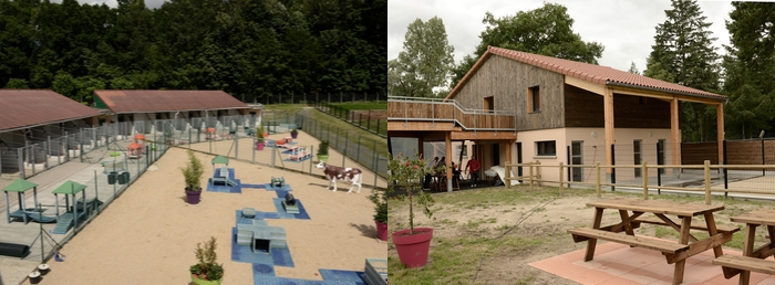 deux photos du centre d'éducation du CESECAH